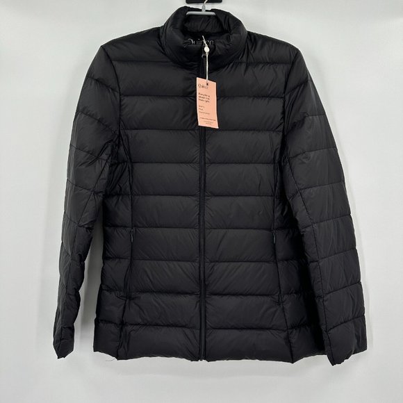 Quince Jackets & Blazers - Quince Women's Black Lightweight Down Puffer Jacket Full Zip sz XS NWT